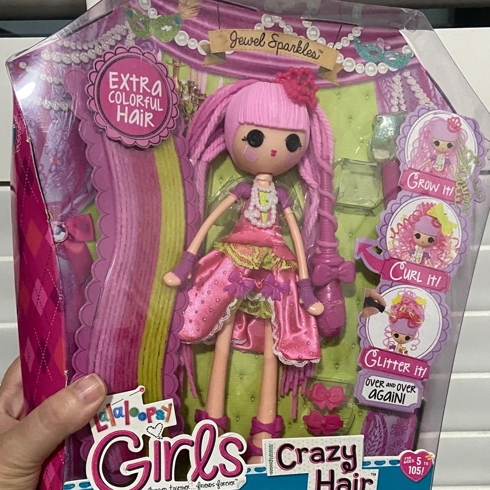 Lalaloopsy Girls Crazy Hair Jewel Sparkles Doll - Pink
